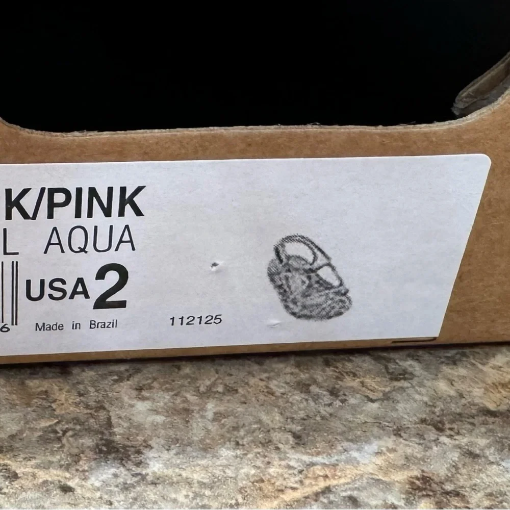 New Mini Melissa Aqua Sandals